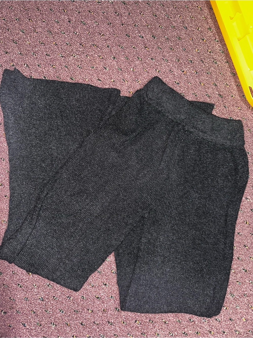 Pink Lily Kids Knit Joggers - Charcoal